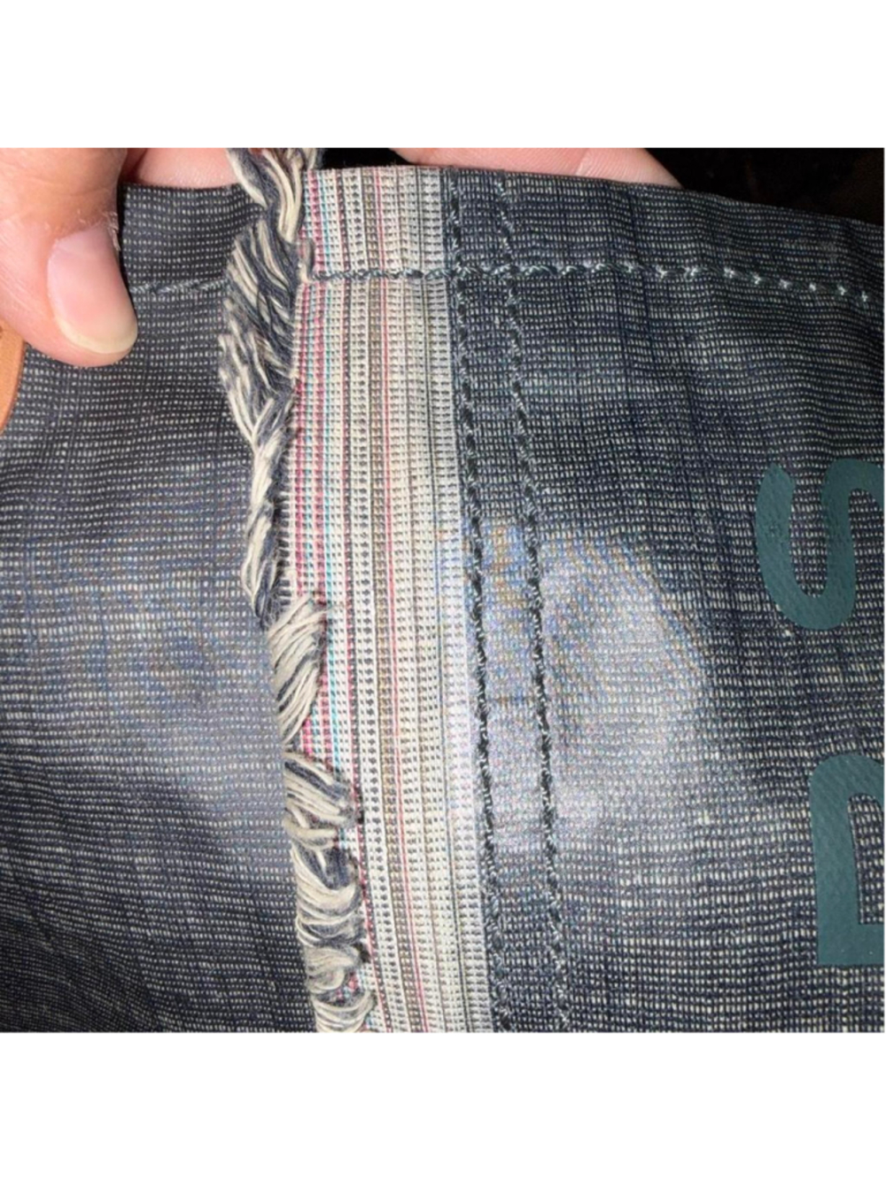 #Marcjacobs recycled coated messenger dark denim tote bag - Picture 4 of 4